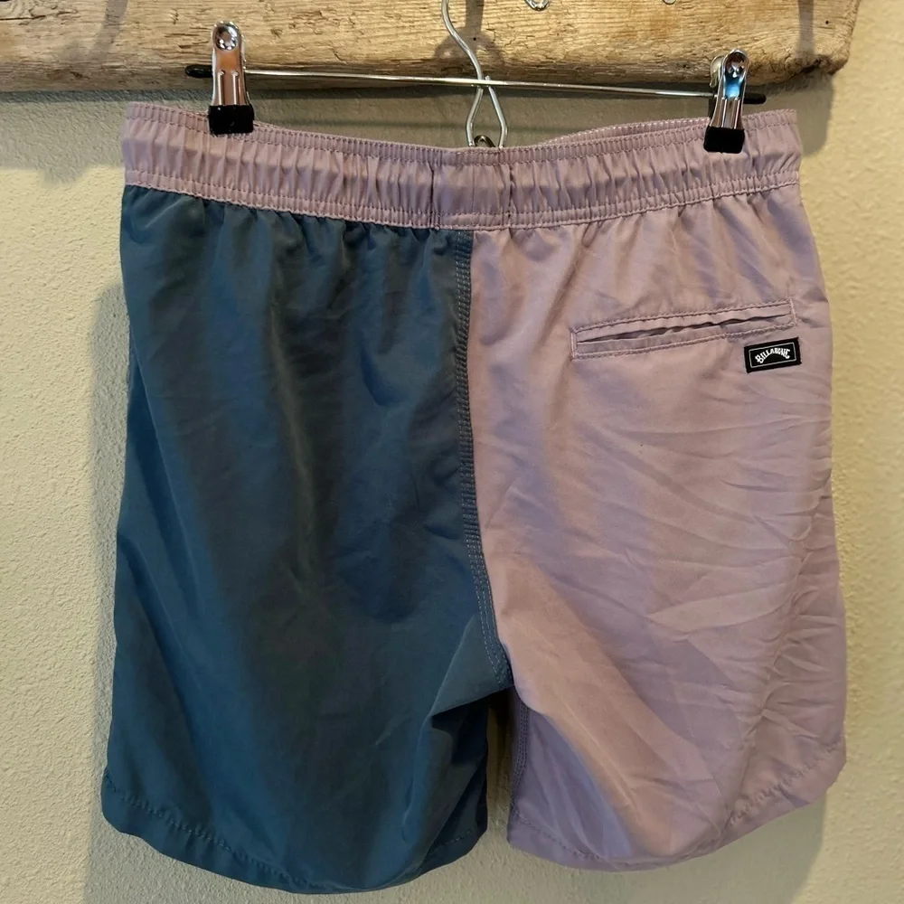 BILLABONG Good Times Mens Volley Shorts size medium purple combo